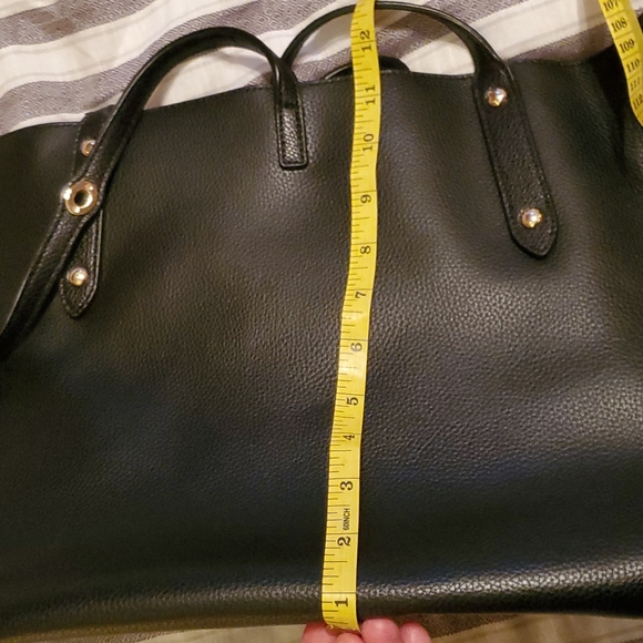 Black Coach Tote - Picture 9 of 12
